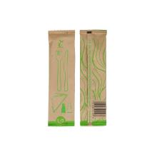 SET 5/1 BOIS WAX - VERIVE SERV 2PLIS-COUTEAU-FOURCHETTE-SEL-POIVRE (5X100) photo du produit