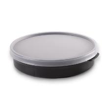 FOOD CONTAINER REUSE PP ROND NOIR+COUV VERIVE 3 COMP D.210 H.48MM 1030 ML (1X32) photo du produit