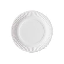 ASSIETTE CARTON (NO COATING) BLANC VERIVE D.23CM (10X100) photo du produit