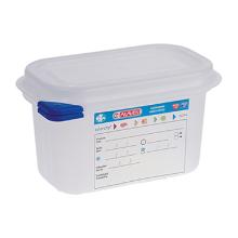 SET BOITE RAFRAICH. ARAVEN PP HERM. GN1/9 H.10CM 1L + COUVERCLE COLOCLIP (6) photo du produit