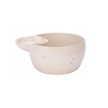 BOL AMUSE QUARTZ AVEC TREMPETTE SPOTS & SPECKLES D.12-14.5XH6.5CM (1) photo du produit