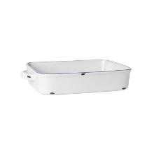 PLAT A FOUR ANTOINETTE BLANC 275/330X215X60 MM (1X2) photo du produit