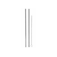SET PAILLES DROIT INOX 214MM + BROSSE 180MM (1X20) photo du produit