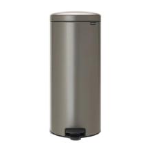 POUBELLE A PEDALE NEWICON BRAB.30L BPLATINIUM-SEAU INT.PLAST. D.29.3X67.9CM (1) photo du produit