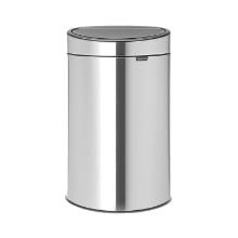 AFVALBAK TOUCH BIN 40L BRABANTIA  MATT STEEL FPP 30.2X43.5X72.7CM (1) artikelfoto