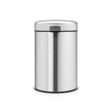 AFVALBAK 3L WANDMODEL NEWICON BRABANTIA MATT STEEL D.17X26CM (1) artikelfoto