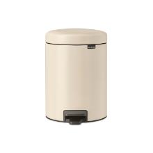 PEDAALEMMER NEWICON 5L SOFT BEIGE MET KUNSTSTOF BINNENEMMER D.20.5X29.1CM (1) artikelfoto