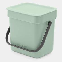 POUBELLE SORT&GO 3L BRABANTIA JADE GREEN 18.8X13.9X18.1CM (4) photo du produit