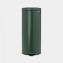 POUBELLE A PEDALE NEWICON BRABA. 30L VERT PINE -SEAU PLASTIQUE D.29.3X67.9CM (1) photo du produit
