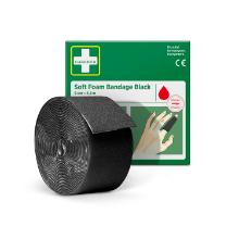 SOFT FOAM BANDAGE ZWART 6CMX4.5M CEDERROTH (1) artikelfoto