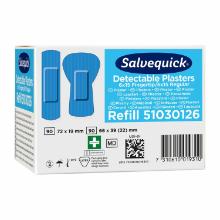 PANSEMENT DETECTABLE DOIGT ET STANDARD BLEU SALVEQUICK (6X30) photo du produit