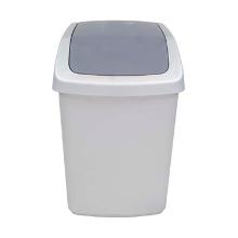 AFVALBAK CLICK.IT 10L CURVER ZILVER/ANTRACIET 24.6X19.8X37.7CM (1) artikelfoto