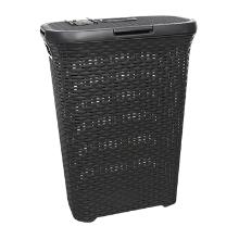 COFFRE A LINGE STYLE 40L CURVER ANTHRACITE 44.7X26.5X61.5CM (1) photo du produit