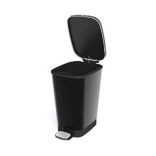 PEDAALEMMER  CHIC BIN 30-35L M CURVER RVS ZWART 27X41X45CM (1) artikelfoto