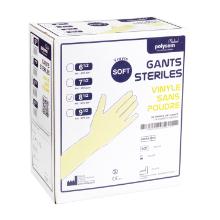 HANDSCHOEN VINYL - ELAST SOFT - TACTILIS - POEDERVRIJ - STERIEL - SMALL (6X50) artikelfoto