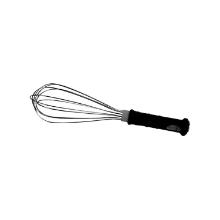 KLOPPER INOX MET GLASVEZEL HANDVAT 35CM (1) artikelfoto