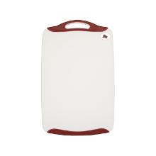 PLANCHE A DECOUPER MICRO PP BLANC/ROUGE VIANDE 24X38X0,9CM (1) photo du produit