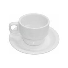 TASSE A CAFE CUINOX EMPILABLE BLANCHE 180ML (6) photo du produit