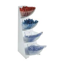 BUFFET MULTI RACK 4 COMP 1L PVC 19X31X53CM (1) photo du produit