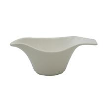 SAUCIERE PORCELAINE PAPILLON IVOIRE 140X72X55MM - 100ML (6) photo du produit