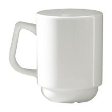 MUG GURAL BLANC AVEC ANSE EMPILABLE D.70 H.90MM 250ML (1X12) photo du produit