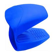 GANT/POIGNEE DE PROTECTION CHALEUR EN SILICONE BLEU 172X156X80MM (1) photo du produit