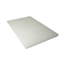 PLANCHE A DECOUPER ANTIBAC HDPE BLANC AVEC RIGOLE 53X32.5X1.4CM (1) photo du produit