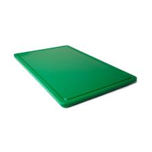 PLANCHE A DECOUPER ANTIBAC HDPE VERT AVEC RIGOLE 53X32.5X1.4CM (1) photo du produit