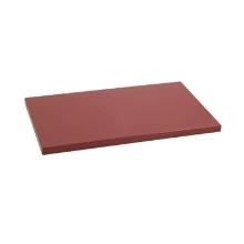 SNIJPLANK ANTIMICROBIAL HDPE BRUIN 53X32.5X2CM (1) artikelfoto