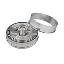 SET EMPORTE-PIECES DIF. DIAM. ROND LISSE H.12CM (1X14) photo du produit