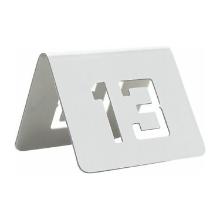 NUMEROS DE TABLE INOX SET DE NR 13 A 24 - 55XH.40MM (1) photo du produit