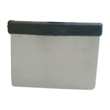 COUPE PATE INOX MANCHE PLASTIQUE 120x110MM (1) photo du produit
