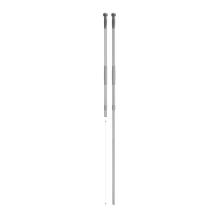 MANCHE TELESCOPIQUE ALU GRIS 97-184CM (1) photo du produit