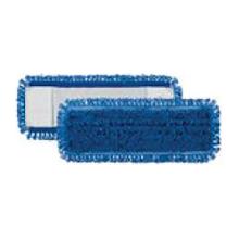 MOP MICROFIBRES BLEU WET DISINFECTION AVEC POCHES 40CM (25) photo du produit