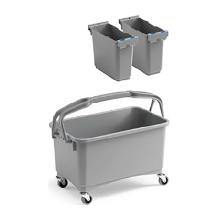 KIT SEAU EROY 28L GRIS SANS ROUES VERS.58 (1) photo du produit