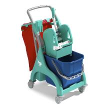CHARIOT DE NETTOYAGE SIMPLE NICK PLUS 10 25L AVEC PRESSE (1) photo du produit