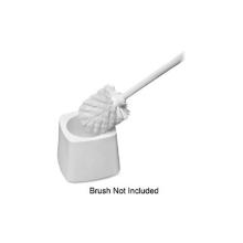 SUPPORT BROSSE WC BAS BLANC (1) photo du produit