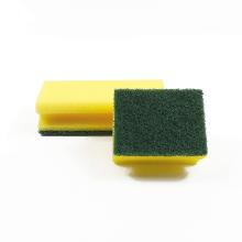 SCHUURSPONS POLIFIX GEEL/GROEN 7.5X14CM (10) artikelfoto
