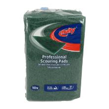 PAD À RÉCURER PROFESSINAL VERT 15X23CM (10) photo du produit