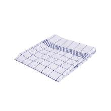 KEUKENHANDDOEK GERUIT 50% KATOEN 50% LINNEN BLAUW/WIT 60X80CM (10) artikelfoto