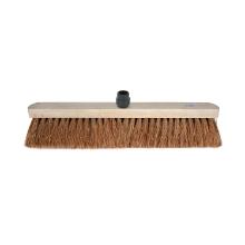 BALAI COCO BOIS NON VERNIS AVEC SUPPORT MANCHE 60CM (1) photo du produit