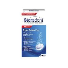 STERADENT TRIPLE ACTION PLUS 90TABS (12) photo du produit