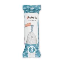 AFVALZAK PERFECTFIT RECYCLED BRABANTIA MET TREKBAND 44X76CM O 30L WIT (12X20) artikelfoto