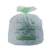 SAC POUBELLE BXL PROPRETE 60L VERT BIO 35mu 62X87CM-LIEN COULISSANT (24X15) photo du produit