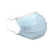 MASQUE DE CHIRURGIE KOLMI TYPE IIR FIXATIONS AURICULAIRES BLEU (1X50) photo du produit