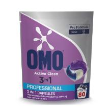 WASMIDDEL OMO PRO FORMULA ACTIVE CLEAN 3IN1 CAPS (4X80) artikelfoto