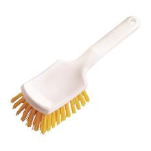 BROSSE A MAIN DURE AVEC MANCHE JAUNE (2) photo du produit