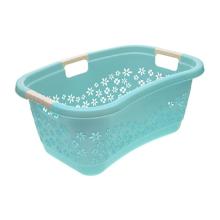 MANNE A LINGE OUVERT 50L BLEU AQUA 65X45X28CM (5) photo du produit