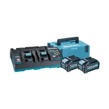 POWERPACK BATTERIE XGT 40V 2X4.0Ah + DUO CHARGEUR RAPIDE -91U13-8 (1) photo du produit