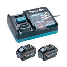 POWERPACK BATTERIE XGT 40V 2X5.0Ah + MONO CHARGEUR RAPIDE -1911V6-0 (1) photo du produit
